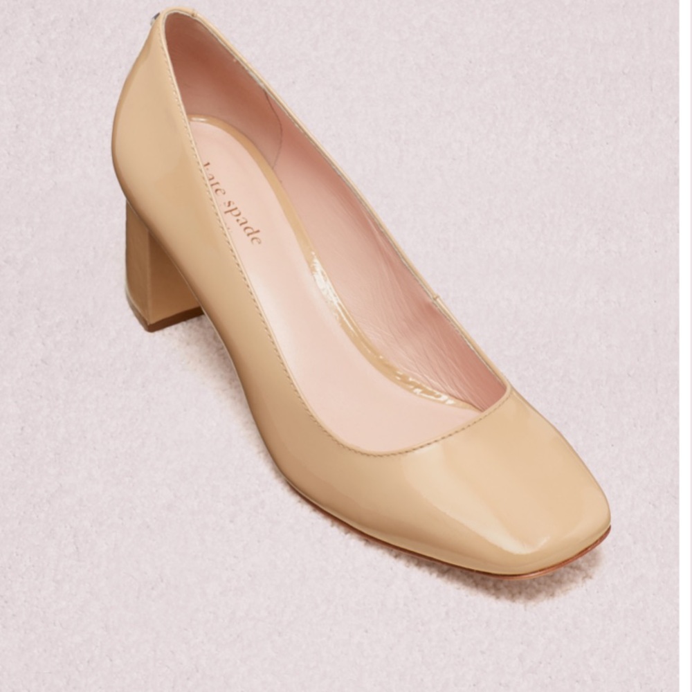 Kate Spade nude pumps
